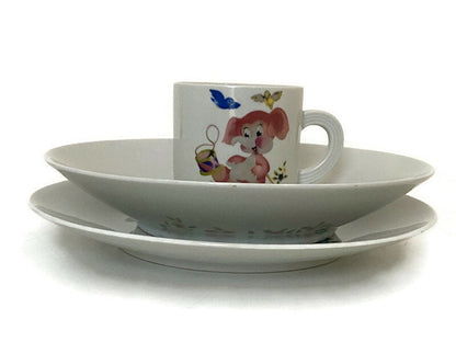 Vintage German Porcelain Child's Set by Tirschenreuth