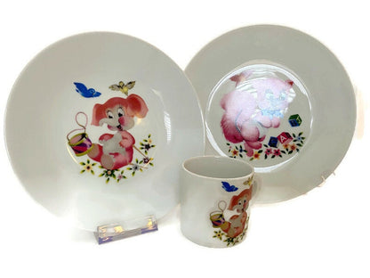 Vintage German Porcelain Child's Set by Tirschenreuth