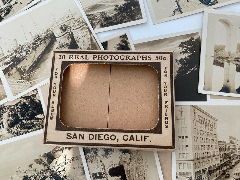 Antique San Diego California Photo Miniatures 20 Photos – Duckwells