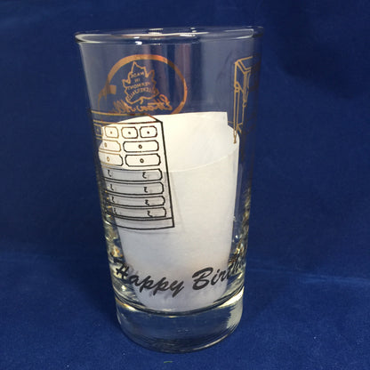 Vintage Ethan Allen Factory Birthday Glassware Beecher Falls, Vermont