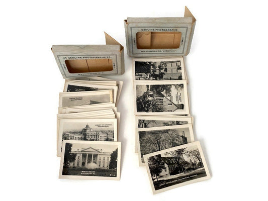 Antique Photo Miniatures, Washington DC and Williamsburg, Virginia