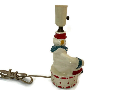 Midcentury Shawnee Circus Clown Lamp