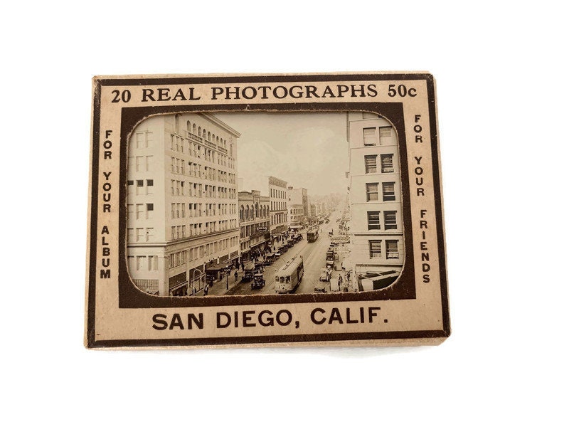 Antique San Diego California Photo Miniatures 20 Photos