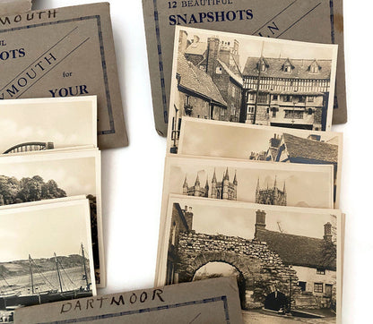 Antique Photo Miniatures English Towns