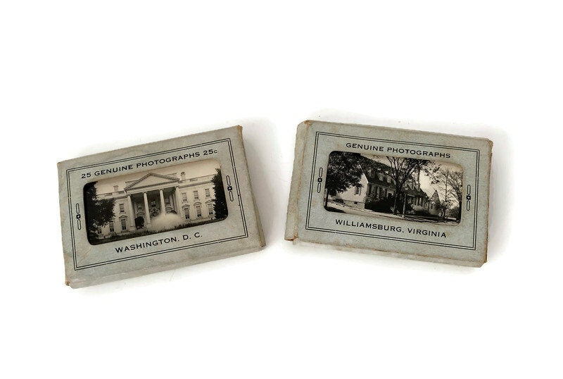 Antique Photo Miniatures, Washington DC and Williamsburg, Virginia