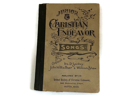 Antique Gospel Hymnal, Junior Christian Endeavor Songs