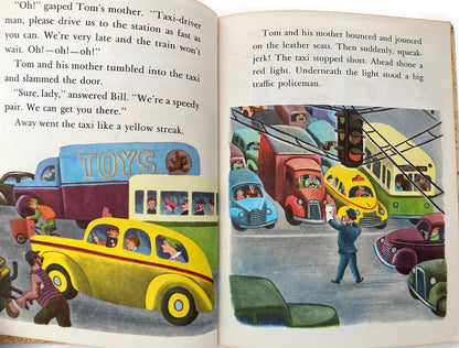 1946 Little Golden Book, "The Taxi that Hurried, First M Edition # 25
