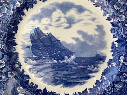 Antique Wedgwood Constitution Old Ironsides Souvenir Plate