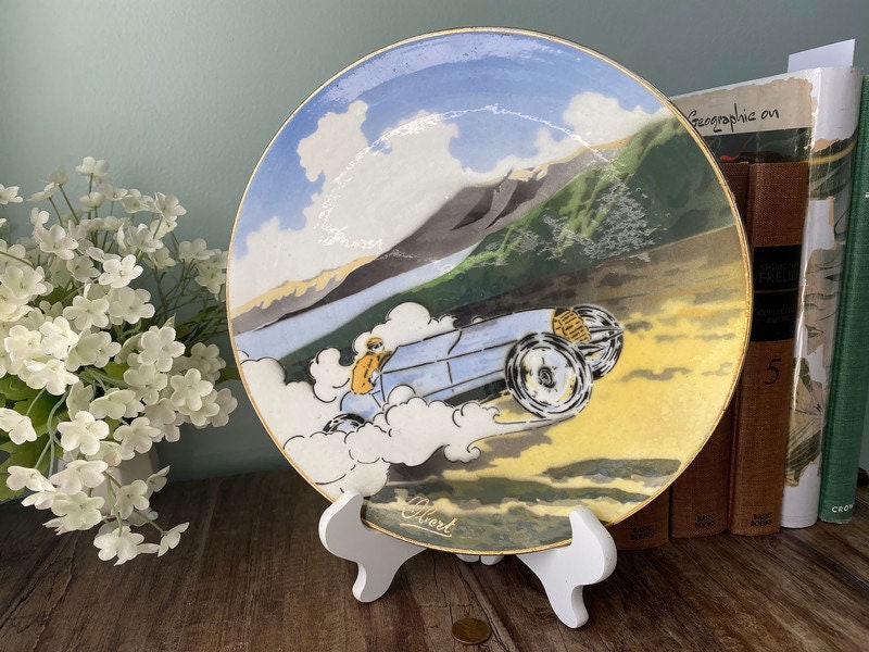 Antique Racing Car Plate by K&G Luneville