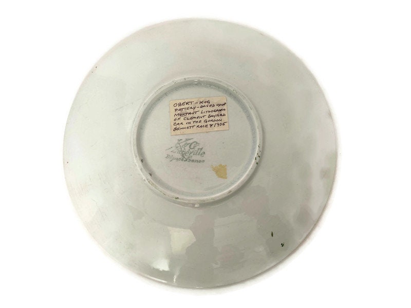 Antique Racing Car Plate by K&G Luneville