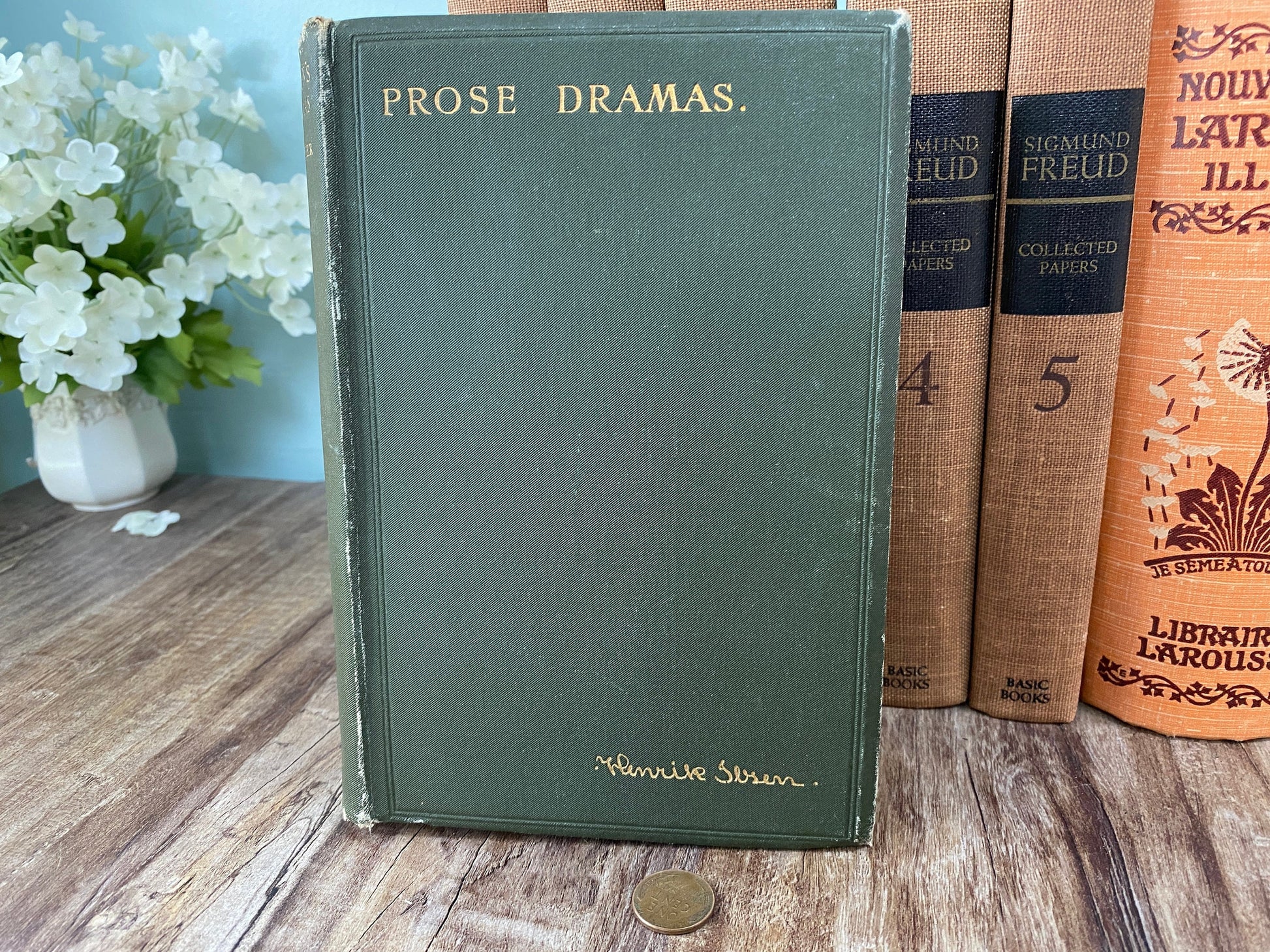 Antique Hardcover Book, Peer Gynt, A Dramatic Poem by Henrik Ibsen at Duckwells