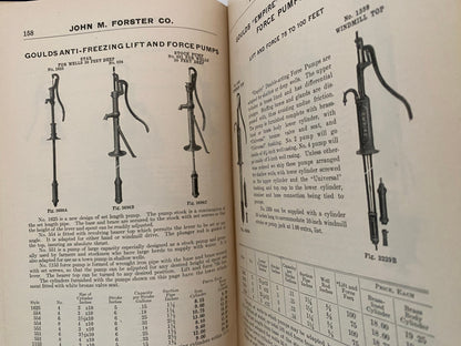 Vintage Book, the John Mr. Forster Co Mill Supplies Catalogue A