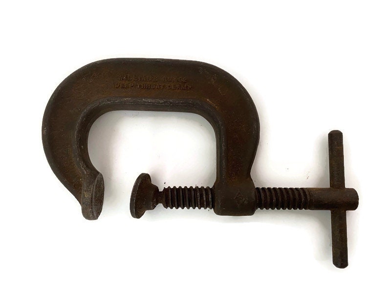 Vintage Deep Throat Clamp by J.H. Williams & Co.