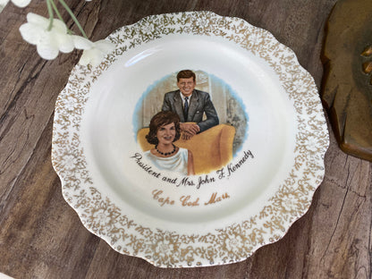 Midcentury JFK Souvenir Collectible Plate