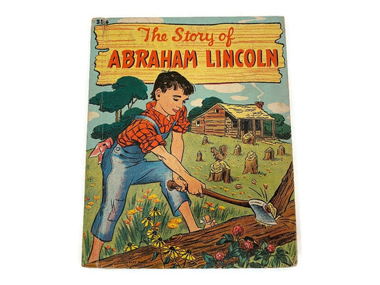Vintage Children's Book, The Story of Abraham Lincoln, 1942 First Edition
