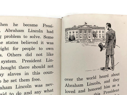 Vintage Children's Book, The Story of Abraham Lincoln, 1942 First Edition