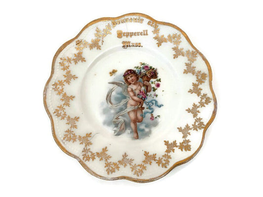 Antique Pepperell Massachusetts Limoges Porcelain Plate