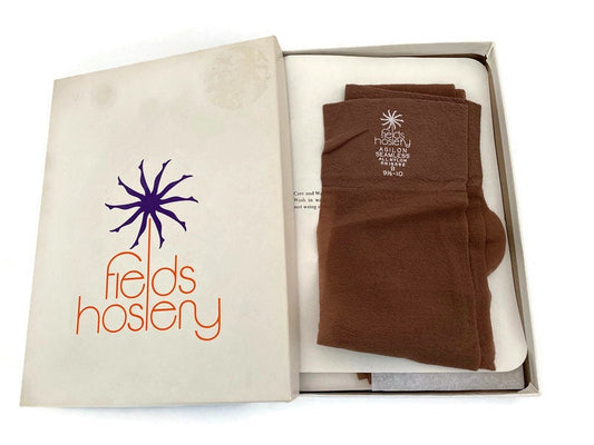 Vintage Sheer Nylon Stockings from Fields Hosiery