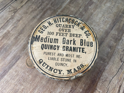 Antique Quincy Massachusetts Granite Samples