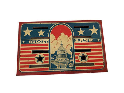 Vintage US Capitol Budget Bank by Marx Toys
