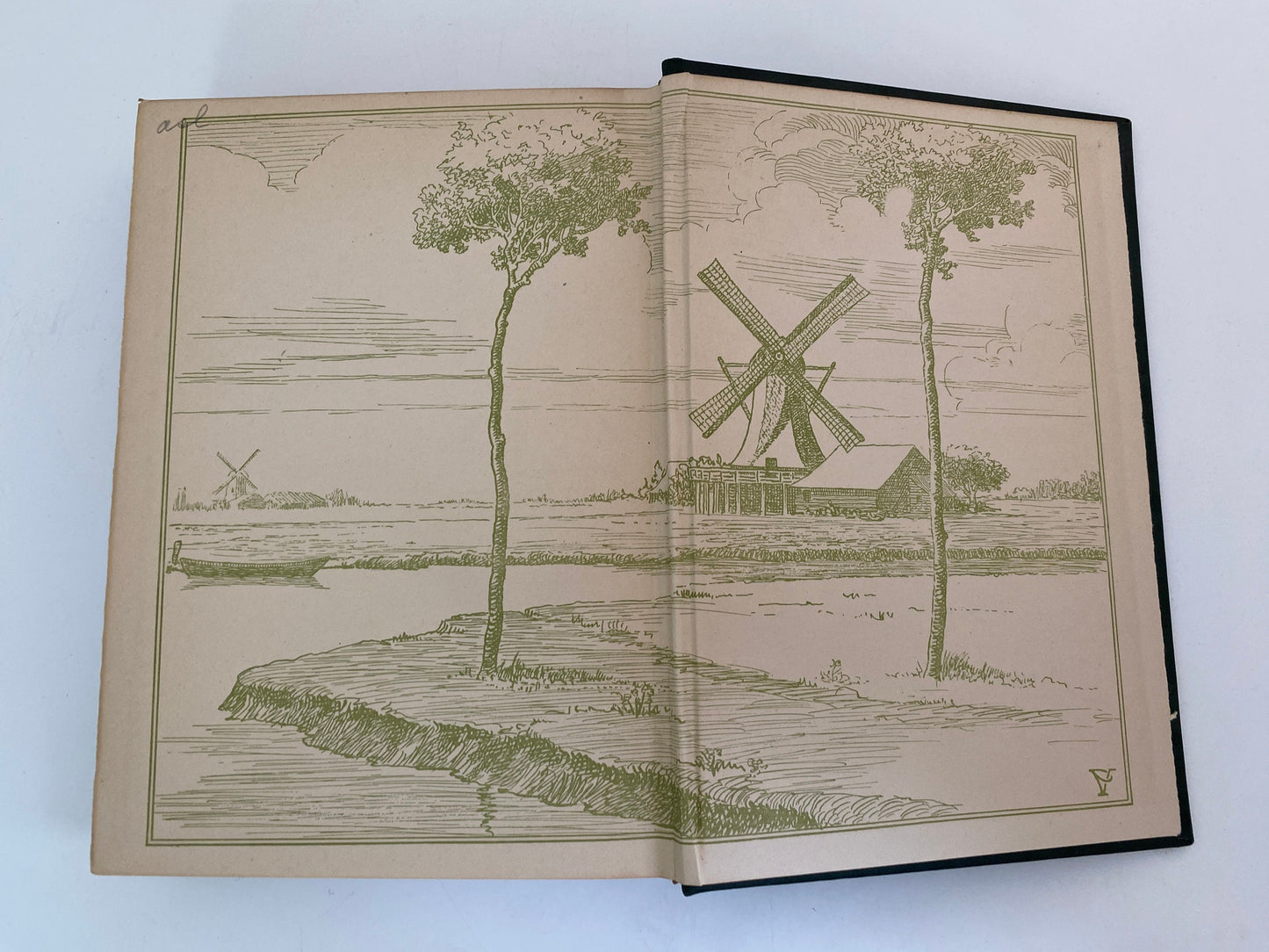 Antique Book, The Spell of Holland by Burton E. Stevenson
