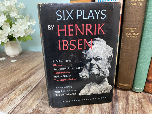Vintage Book, Six Plays by Henrik Ibsen translated by actress Eva Le Gallienne