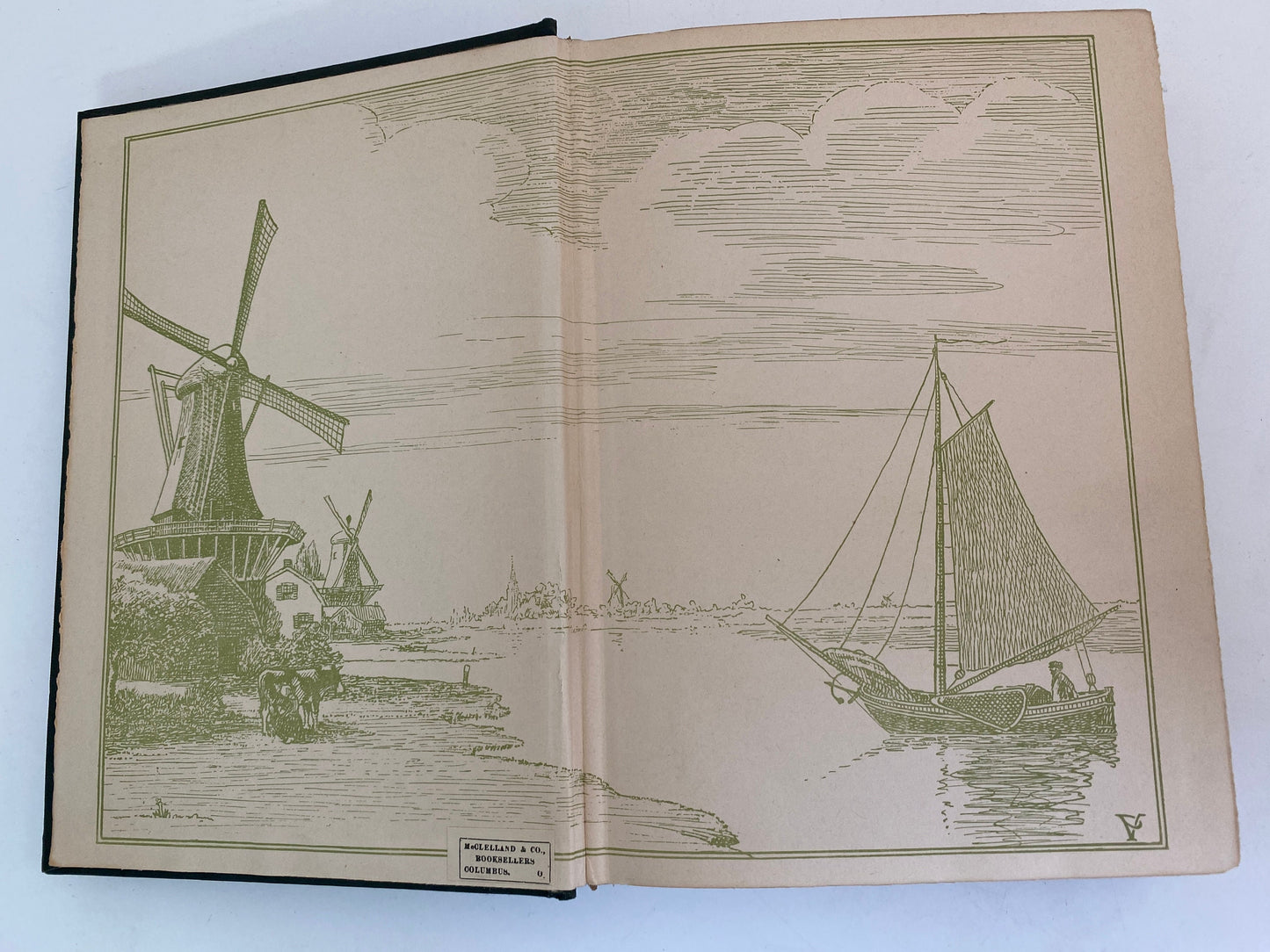 Antique Book, The Spell of Holland by Burton E. Stevenson
