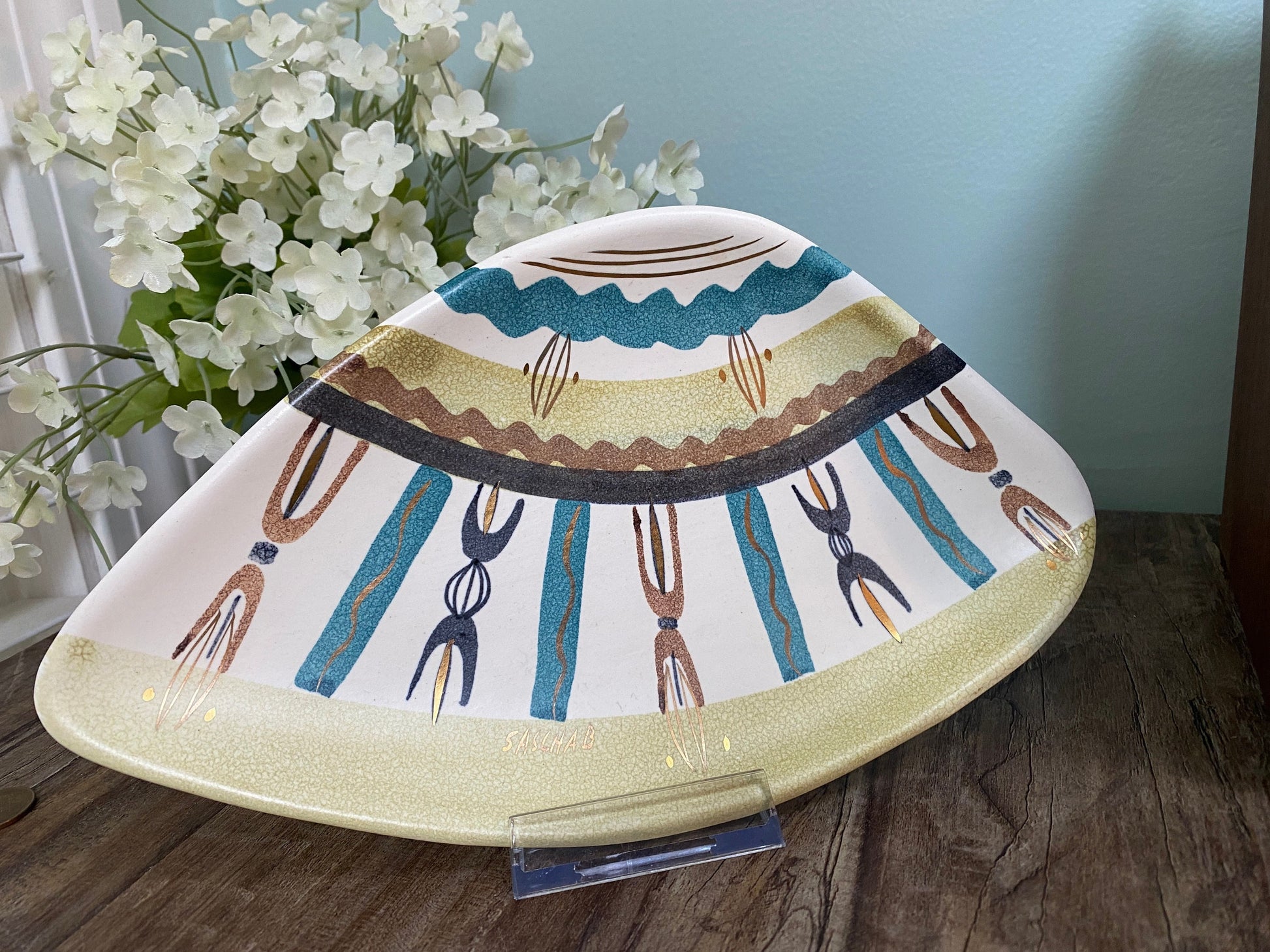 Midcentury California Pottery Dish by Sascha Brastoff – Duckwells