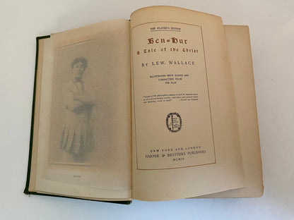Antique Book, Ben-Hur, The Players Edition, by Lew. Wallace 1904
