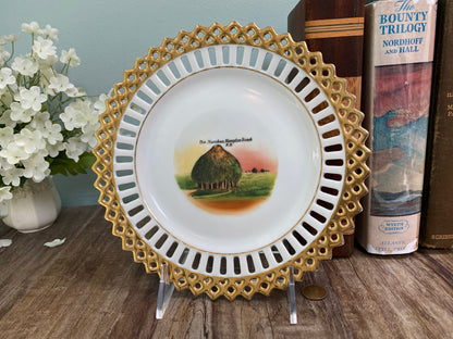 Antique Hampton Beach, NH Souvenir Dish