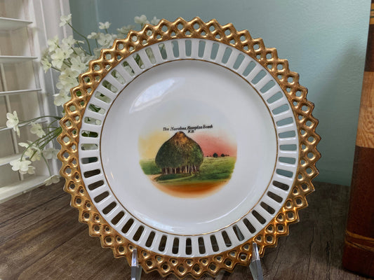 Antique Hampton Beach, NH Souvenir Dish