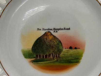 Antique Hampton Beach, NH Souvenir Dish