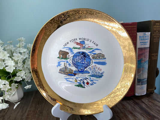 Vintage 1964 New York World's Fair Souvenir Plate
