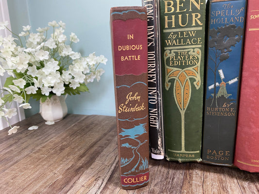 Vintage Hardcover First Edition Book, In Dubious Battle by John Steinbeck
