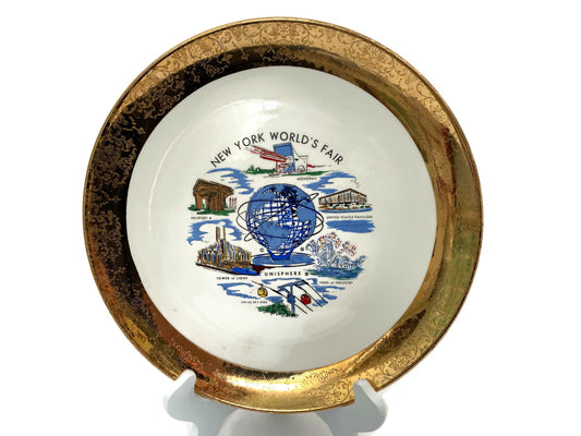 Vintage 1964 New York World's Fair Souvenir Plate
