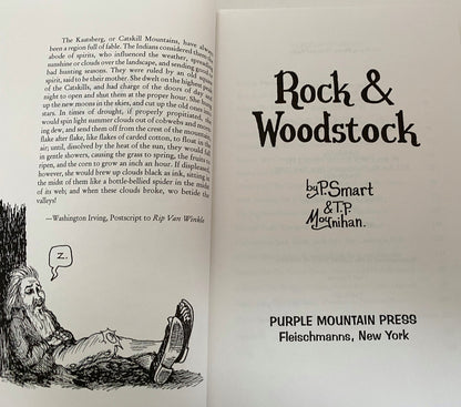 Vintage Softbound Book Rock & Woodstock by P. Smart and T.P. Moynihan