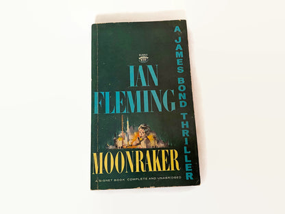 1964 Paperback Book Moonraker by Ian Fleming A James Bond Thriller