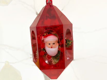 Atomic Plastic Diorama Christmas Tree Ornaments by Jewelbrite
