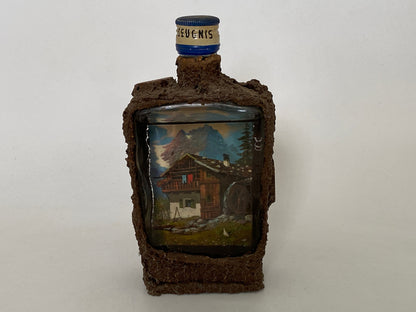 Vintage German Diorama Erzeugnis Liquor Bottle