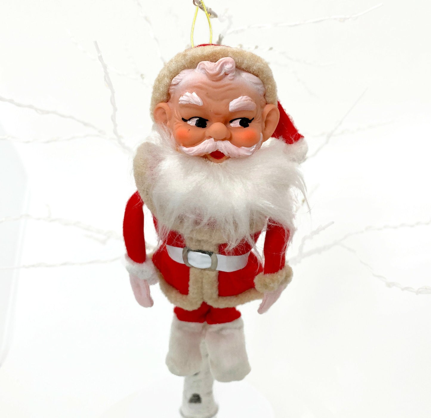 Midcentury Santa Claus Hanging Ornament