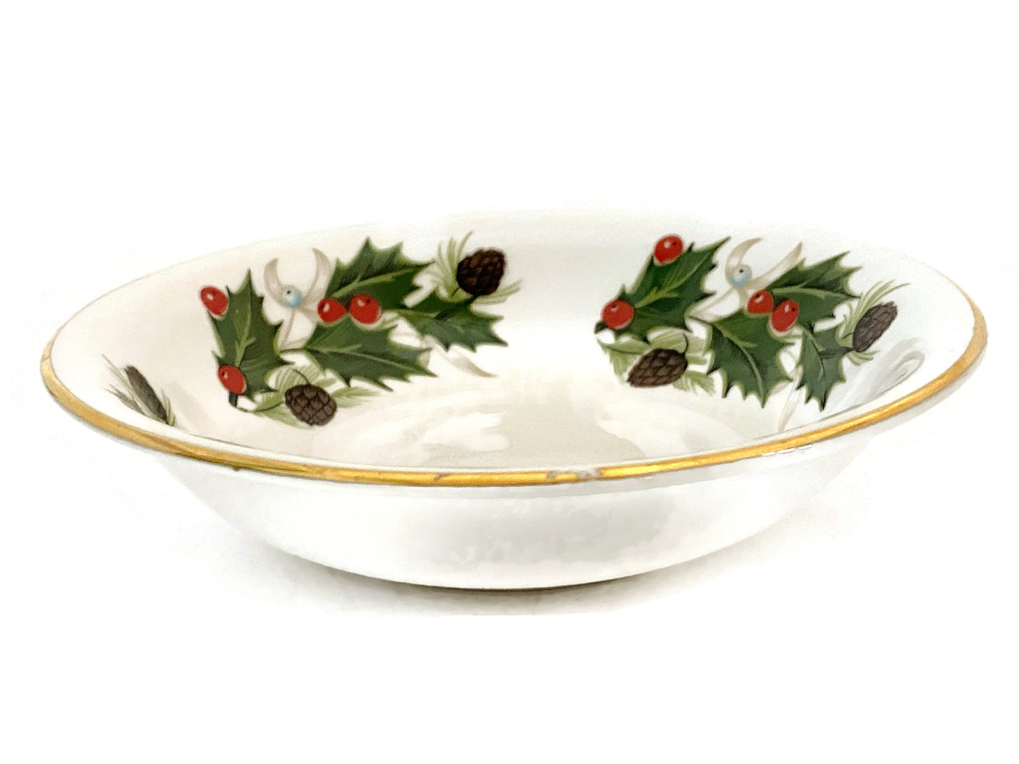 Vintage Small oyal Grafton Christmas Bowl