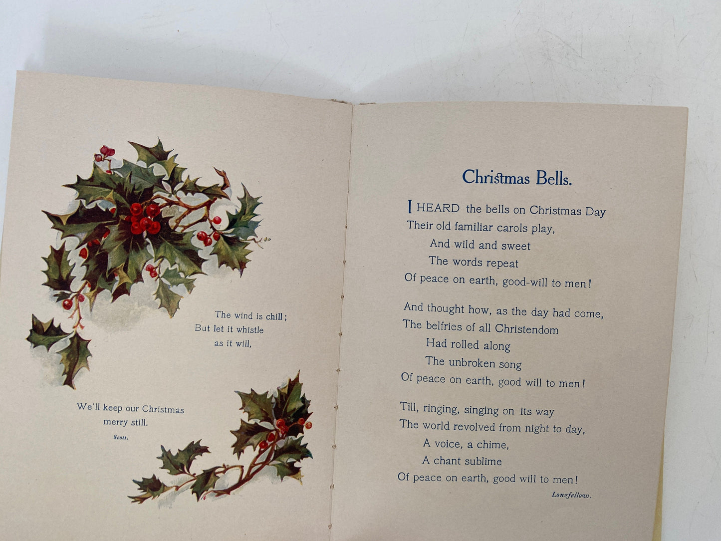 Antique Christmas Book A Christmas Token