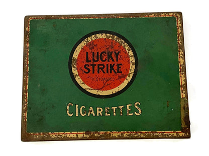 Antique Lucky Strike Tobacco Cigarette Tin