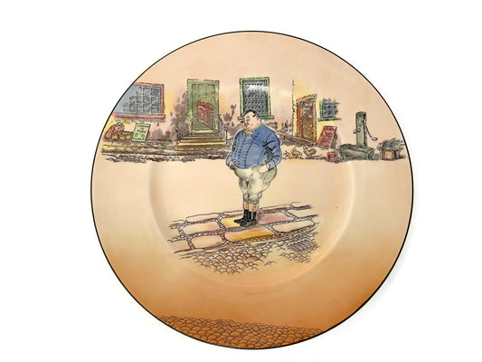 Vintage Royal Doulton Plate, Dickens Ware The Fat Boy D6327 at Duckwells