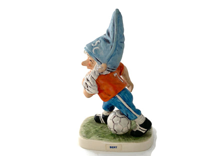 Vintage Gnome Figurine by Goebel Bert the Soccer Player