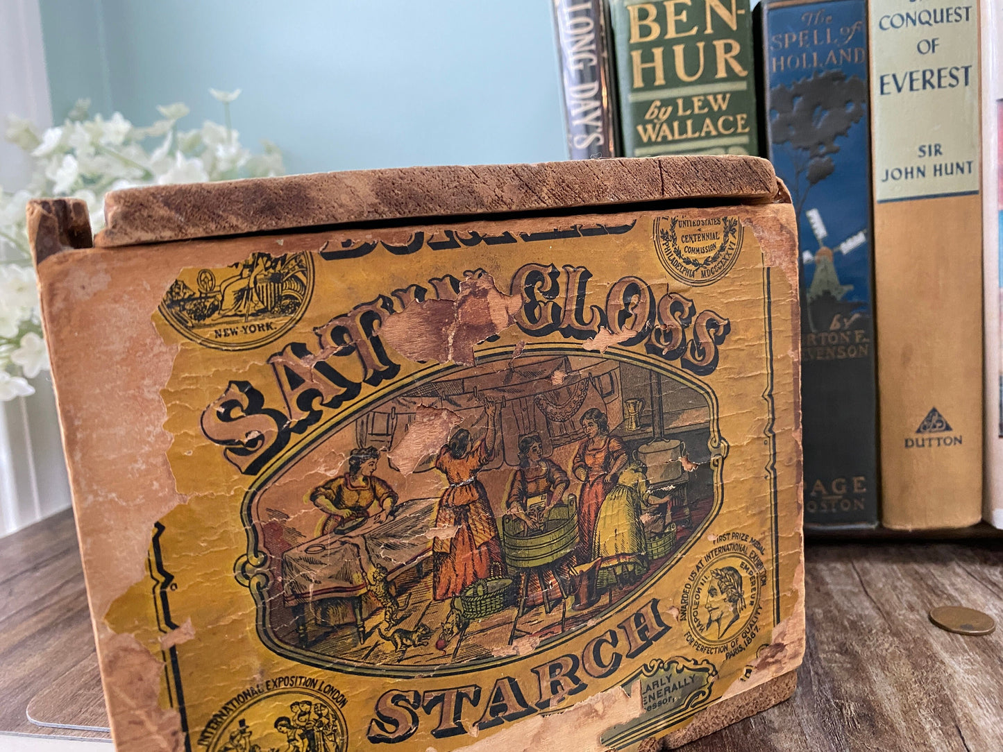 Antique Advertising Box for Duryeas' Starch