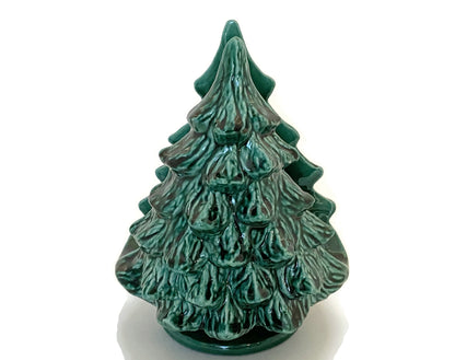 Midcentury Ceramic Christmas Tree Napkin Holder