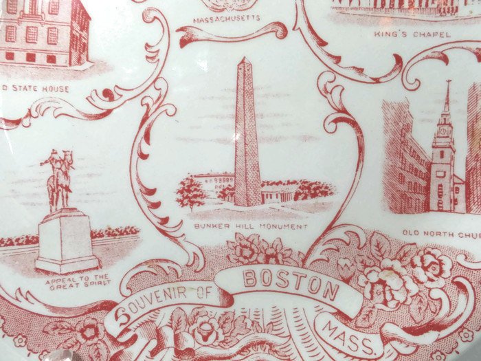 Vintage Boston Massachusetts Plate - Duckwells