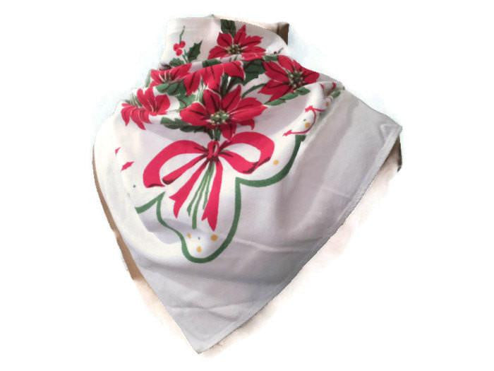 Vintage Christmas Fabric Scarf - Duckwells